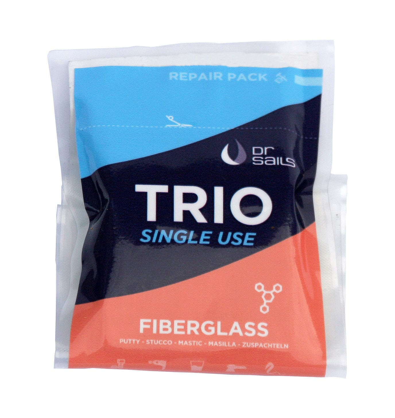 Epoxy resin repair kit TRIO FIBERGLASS DrSails