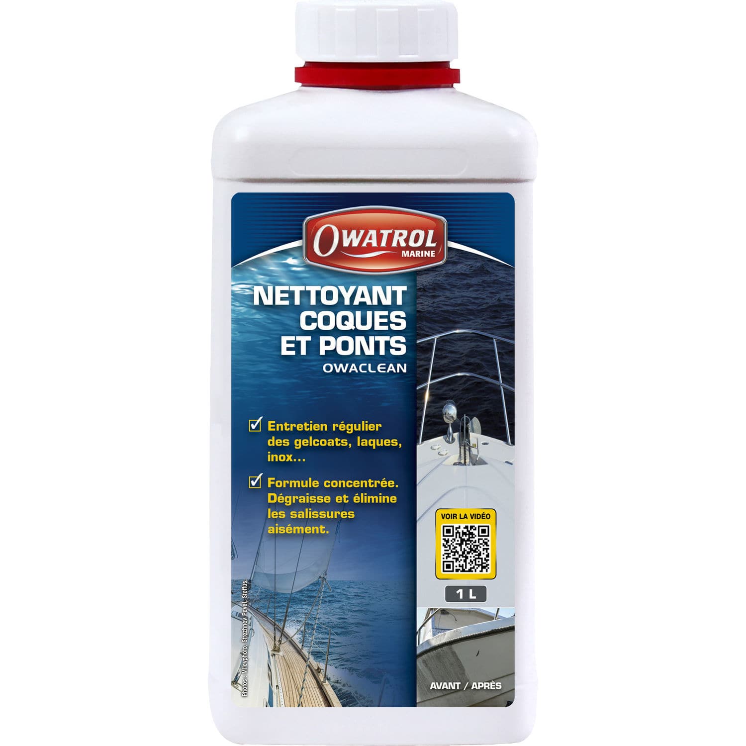 Multisurface cleaner OWACLEAN DURIEU GROUP for hulls / for decks
