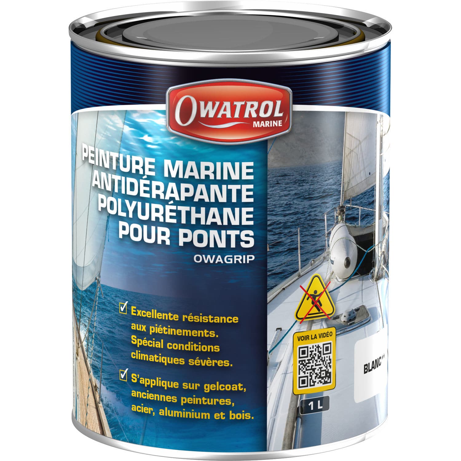 Pleasure boat paint OWAGRIP DURIEU GROUP polyurethane / single