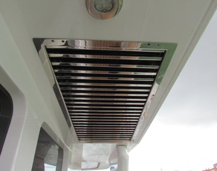 Yacht air vent NAUTICOLIVER S.r.l. stainless steel