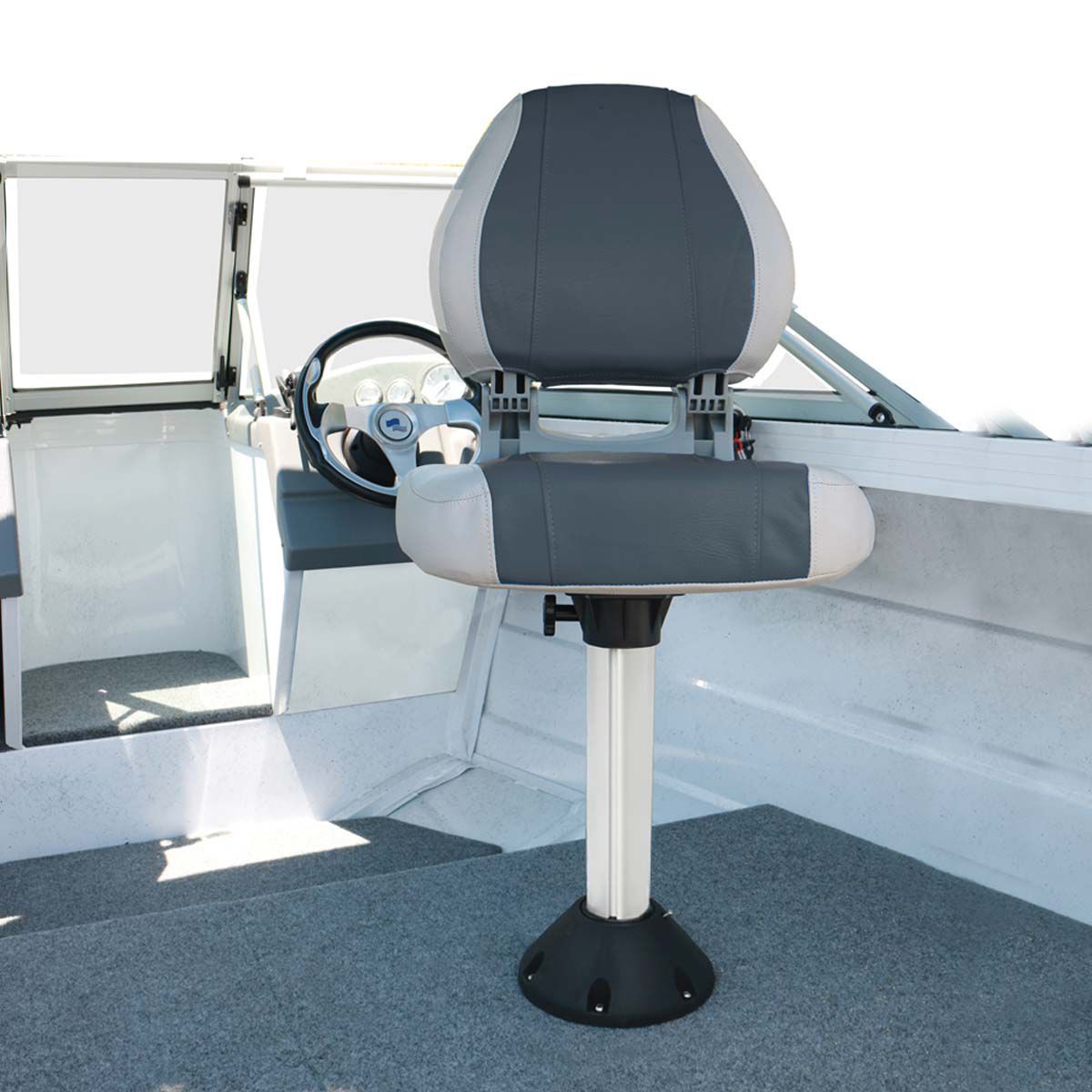 Boat seat pedestal - MA 779 series - OCEANSOUTH - fixed / aluminum