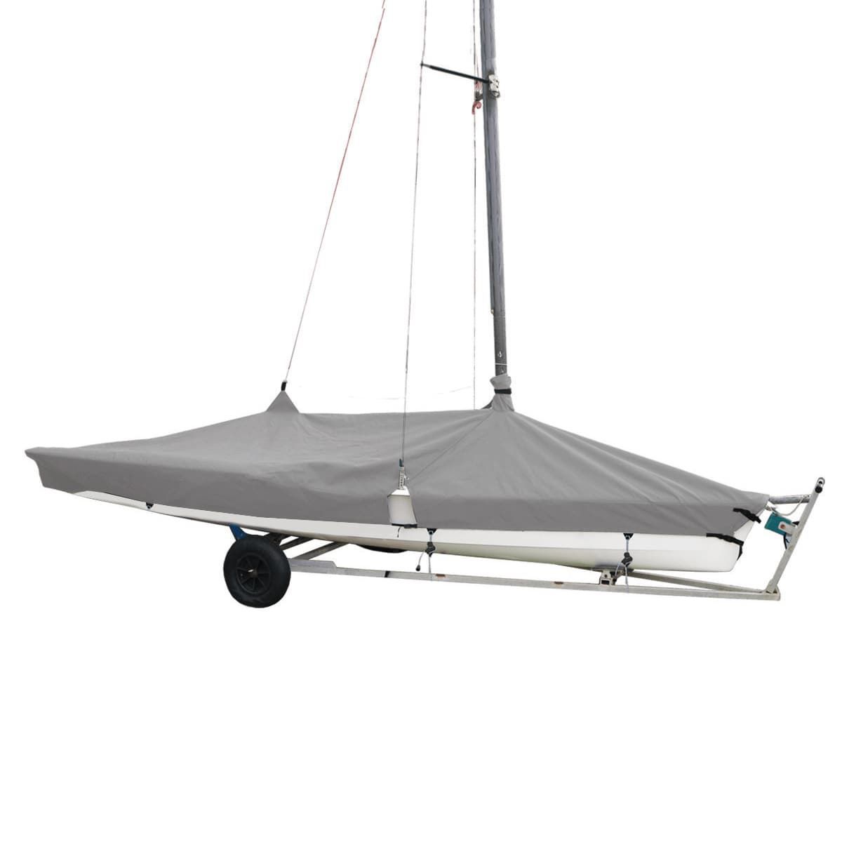 Protective cover SA111P OCEANSOUTH for sailing dinghies / gray