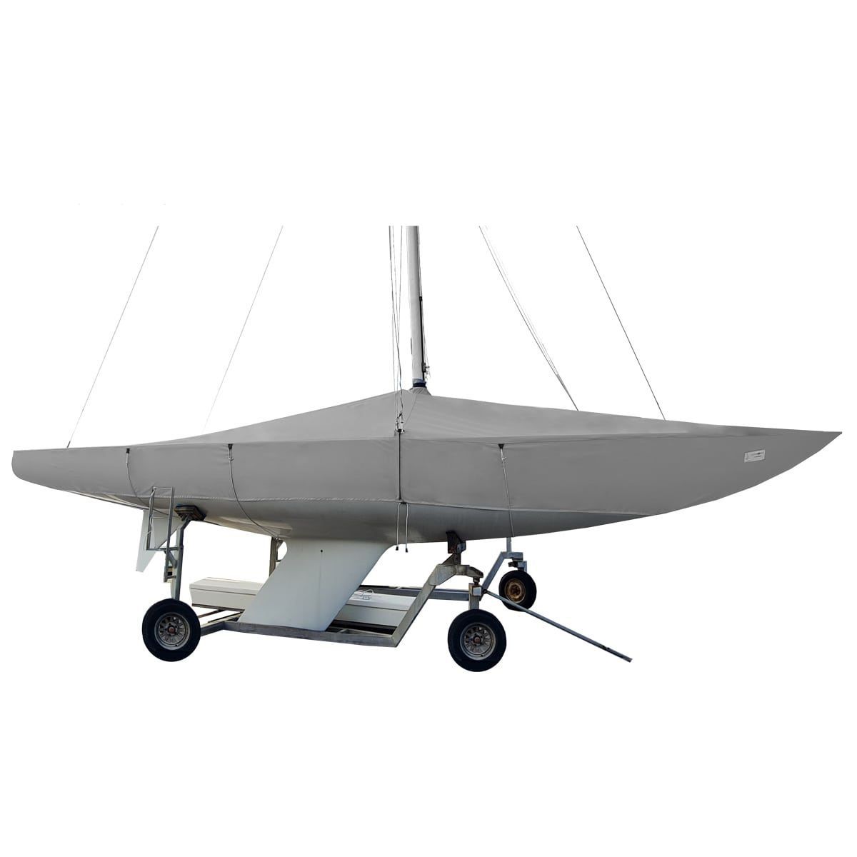 Protective cover S281P OCEANSOUTH for sailing dinghies / gray