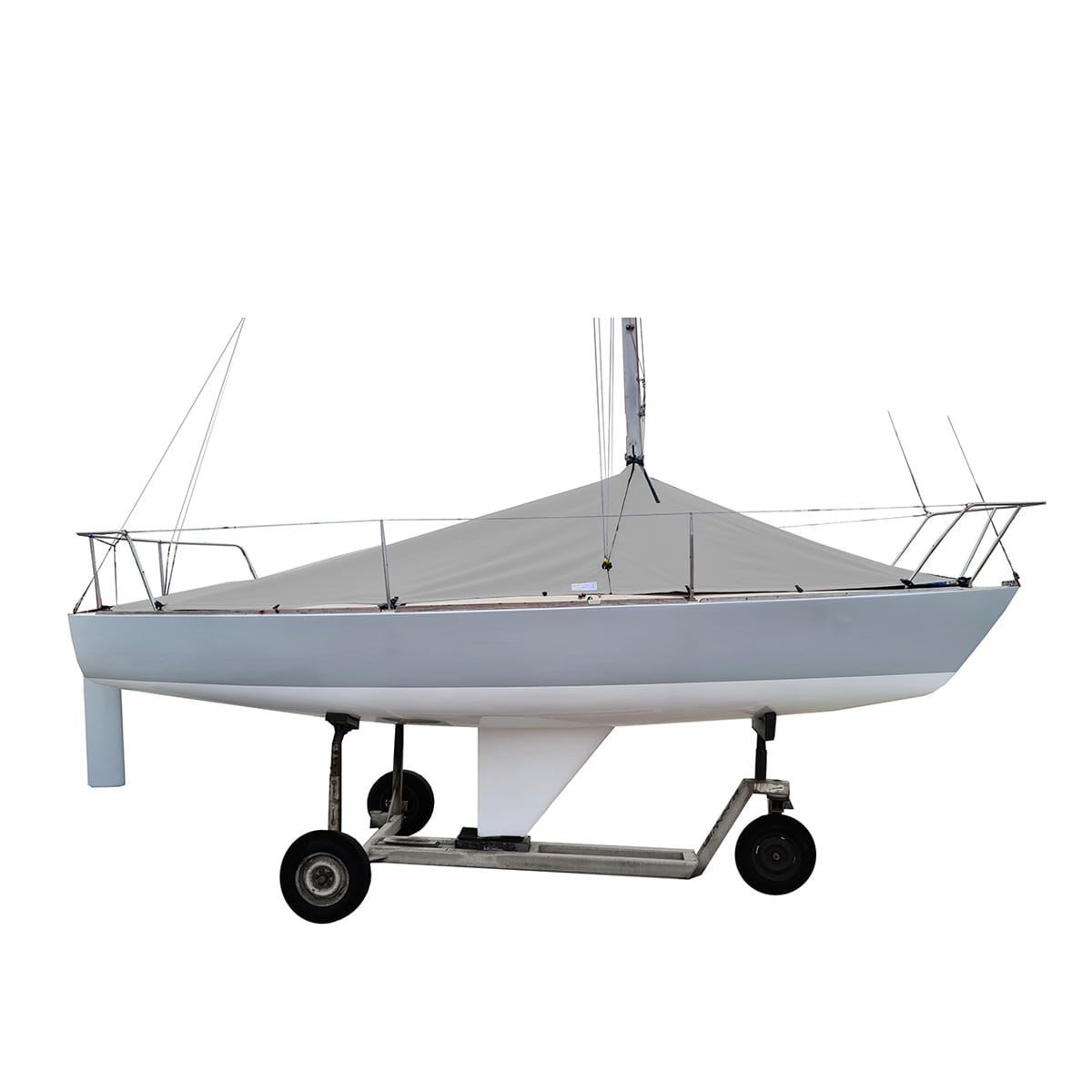 Protective cover S331P OCEANSOUTH for sailing dinghies / gray