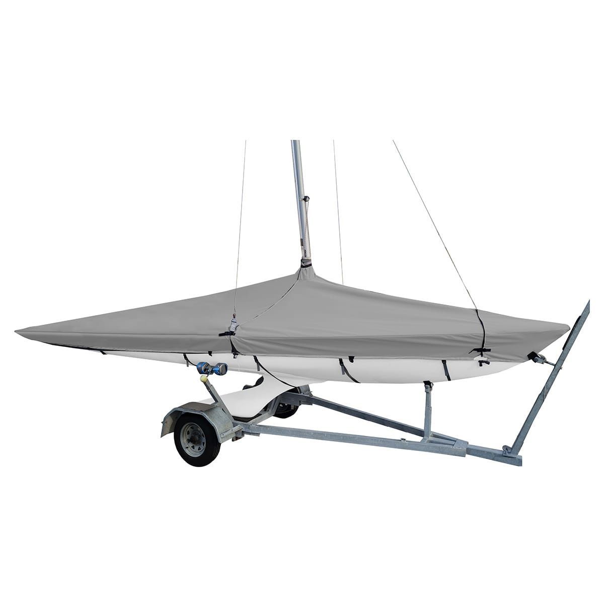 Protective cover S271P OCEANSOUTH for sailing dinghies / gray