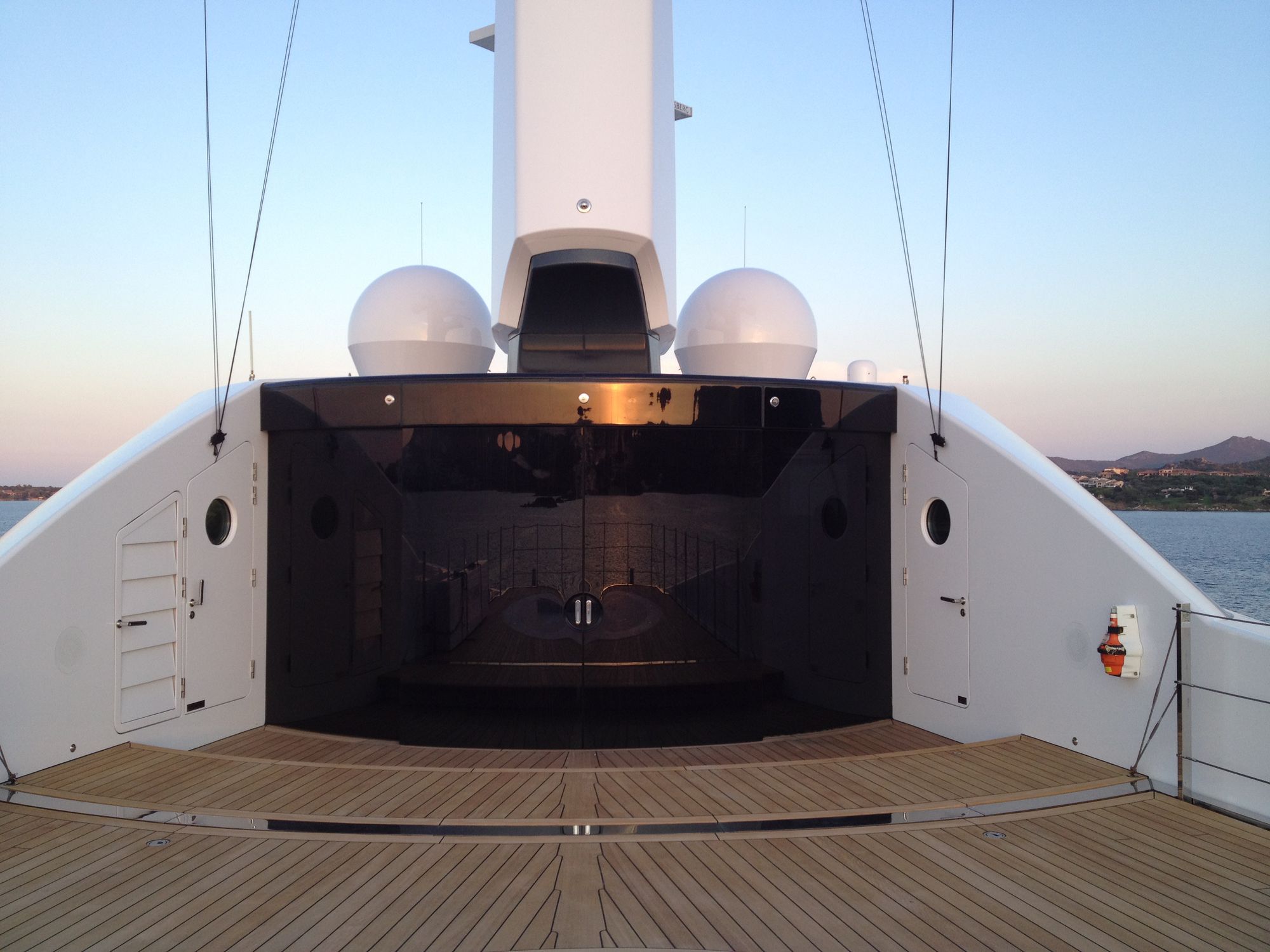 Sliding sliding glass door CSD RM Nautical for yachts / automatic