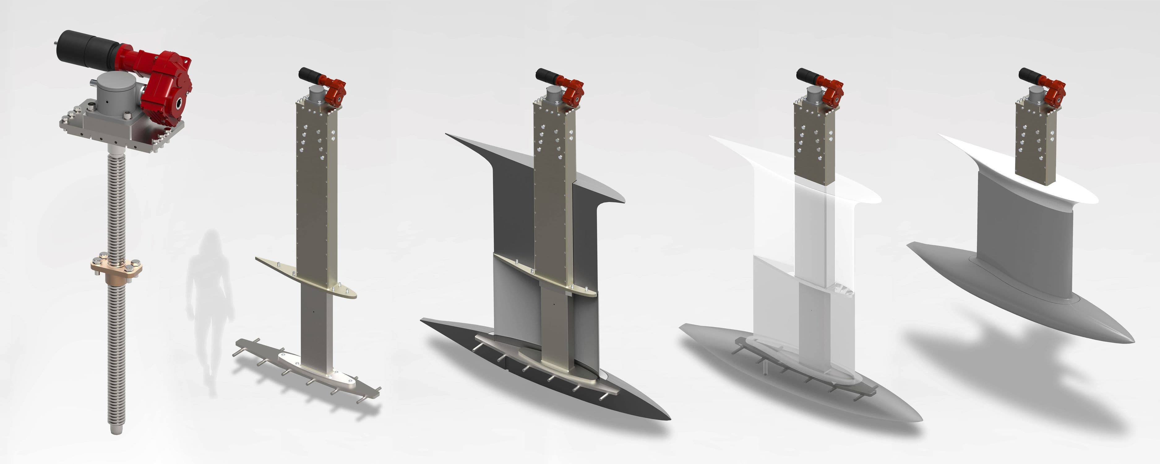 Lifting keel - TKS series - The Keel Servant - custom