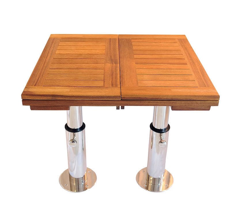 Boat table Luna Mia Marin folding / adjustable / teak