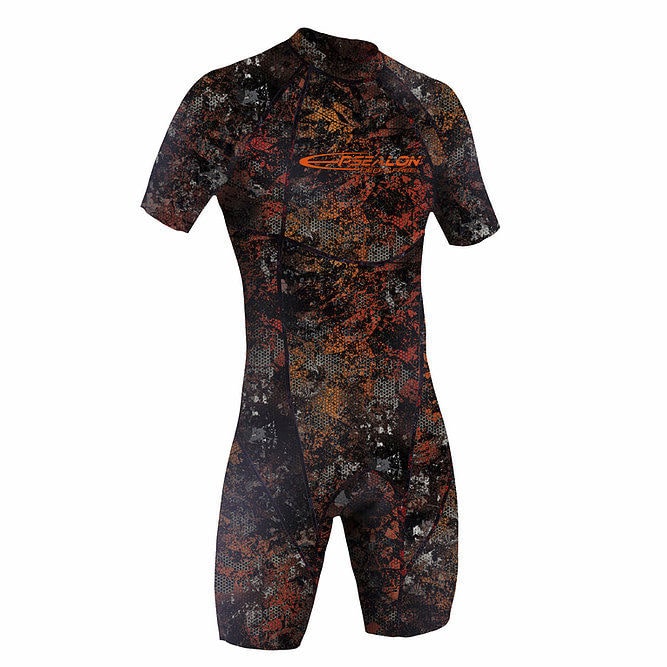 Freediving wetsuit 2A812 series EPSEALON onepiece / shorty