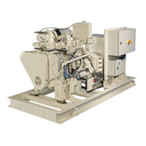 Diesel generator set / for ships / with...