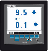 Ship speed log / digital / dual-axis / electromagnetic