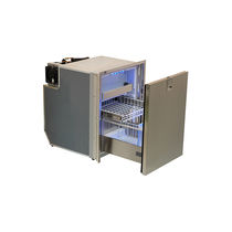Boat refrigerator-freezer / built-in / stainless...