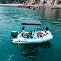 Outboard inflatable boat / rigid / center...