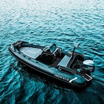 Outboard inflatable boat / rigid / side...