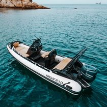 Outboard inflatable boat / rigid / side...