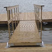 Wooden gangway - All boating and marine industry manufacturers