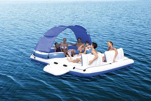 6-person floating sofa