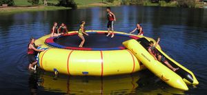 trampoline water toy