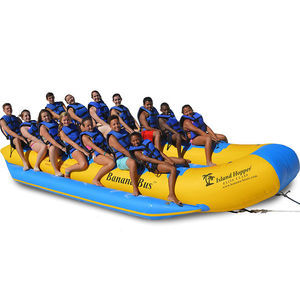 14-person max. towed banana buoy 1