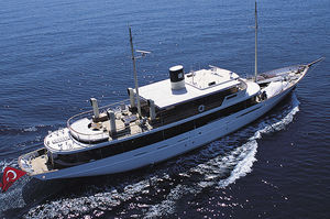 cruising mega-yacht