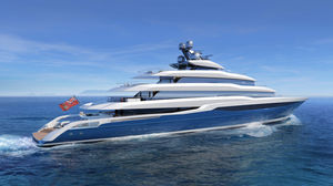 cruising mega-yacht