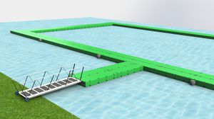 floating dock / modular / mooring / for marinas