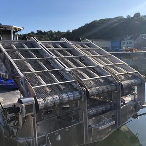 weed harvester boat