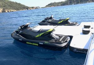 jet-ski platform / for yachts / inflatable / custom
