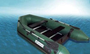 outboard inflatable boat / foldable / sport / for fishing
