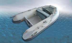 outboard inflatable boat / RIB / sport / for fishing