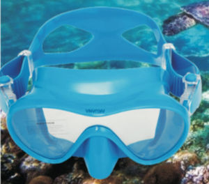 single-pane dive mask