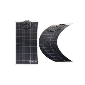 semi-flexible solar panel