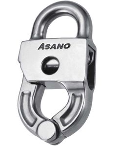 Stainless Steel Snap Shackle 55 mm/12-24, swivel eye