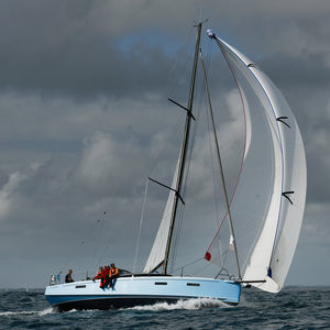 cruising sailboat