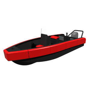 POD drive center console boat