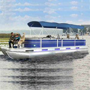 Kinocean High Quality Double Deck Slide Pontoon Boat Fishing Boat