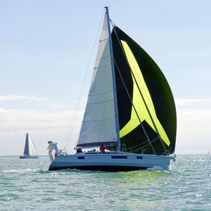 cruising sailboat