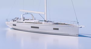 cruising sailing yacht