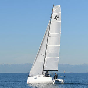 racing sailboat
