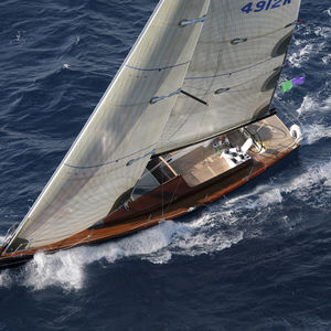 cruising sailboat