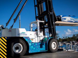 boat forklift