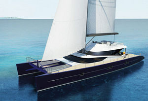 catamaran sailing super-yacht