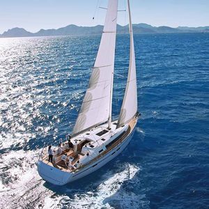 cruising sailboat