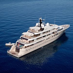 cruising mega-yacht