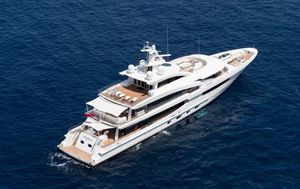 cruising mega-yacht