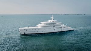 cruising mega-yacht