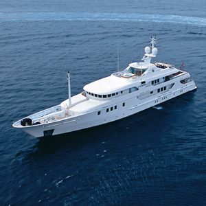 cruising mega-yacht