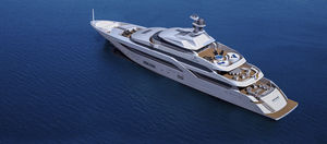 cruising mega-yacht