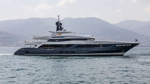 cruising mega-yacht