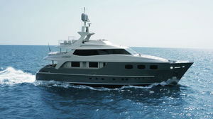 cruising mega-yacht
